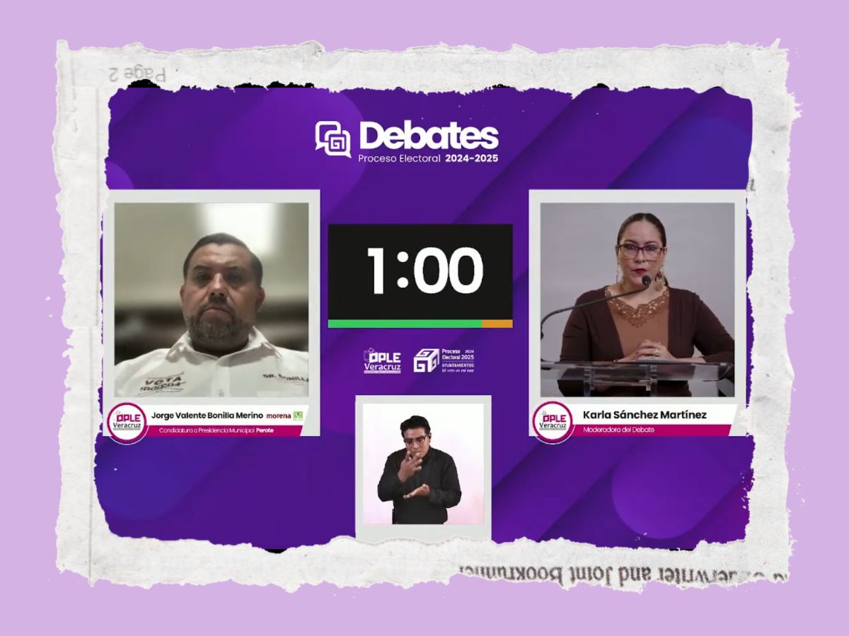 Elecciones 2025: solo llegó un candidato a debate del OPLE en Perote
