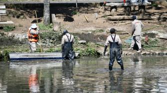 Ayuntamiento comienza acciones para sanear lago de Las Ánimas