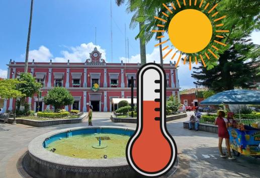 ¿A 43°C? Así está sobreviviendo Misantla al infernal calor