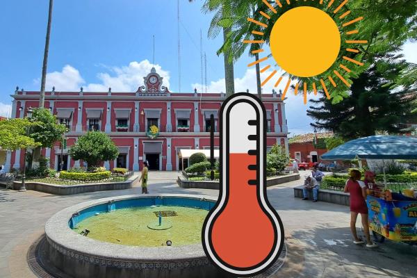 ¿A 43°C? Así está sobreviviendo Misantla al infernal calor