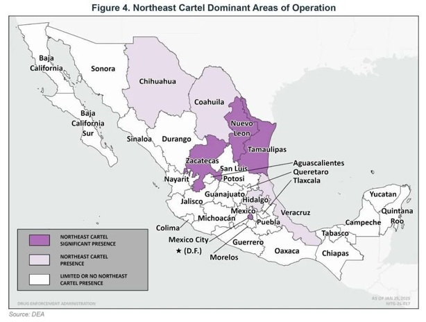 Acecha DEA a 4 cárteles con presencia en Veracruz, declarados organizaciones terroristas