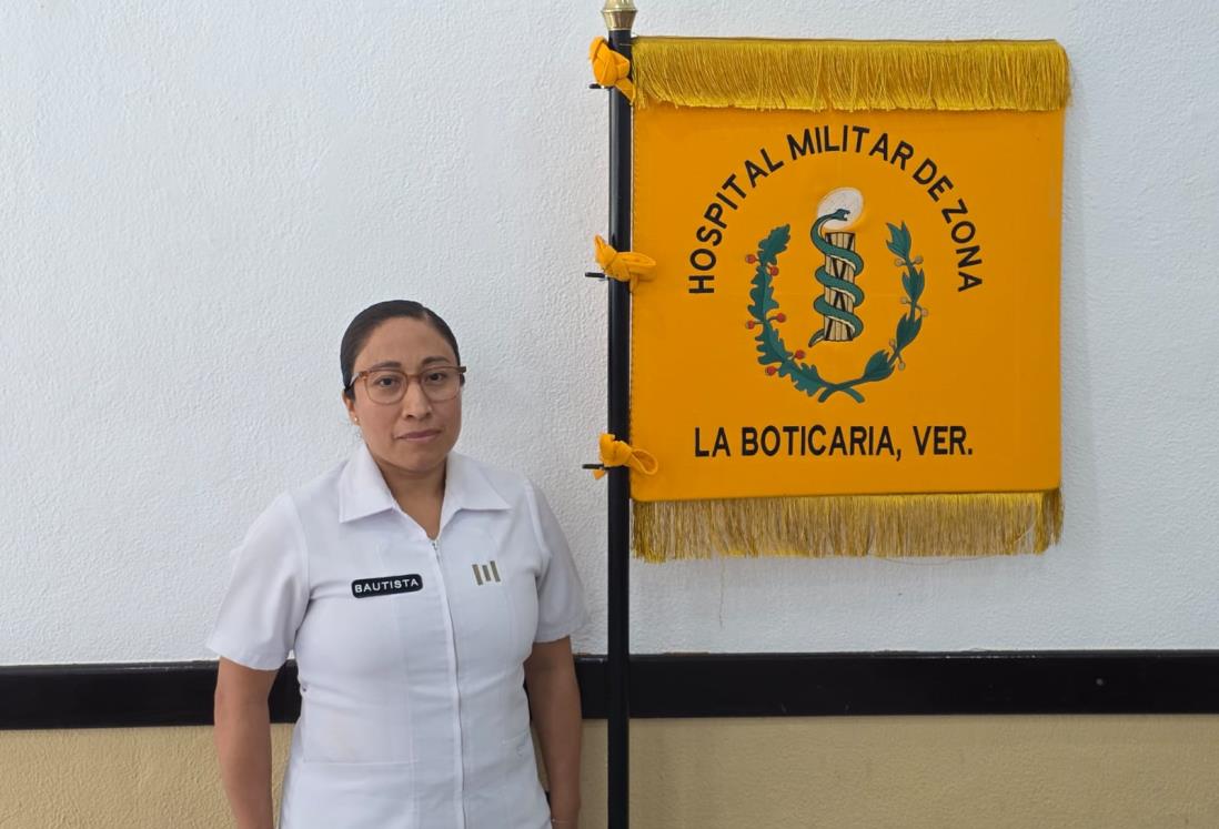 Reconocen labor de enfermeras militares en Hospital Militar de zona la Boticaria de Veracruz