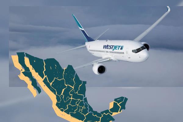 Westjet Airlines reanuda actividades en el AICM