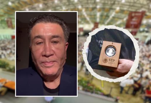 Arremete Héctor Yunes contra Claudia Tello por no entregar medallas a maestros de Veracruz (+VIDEO)