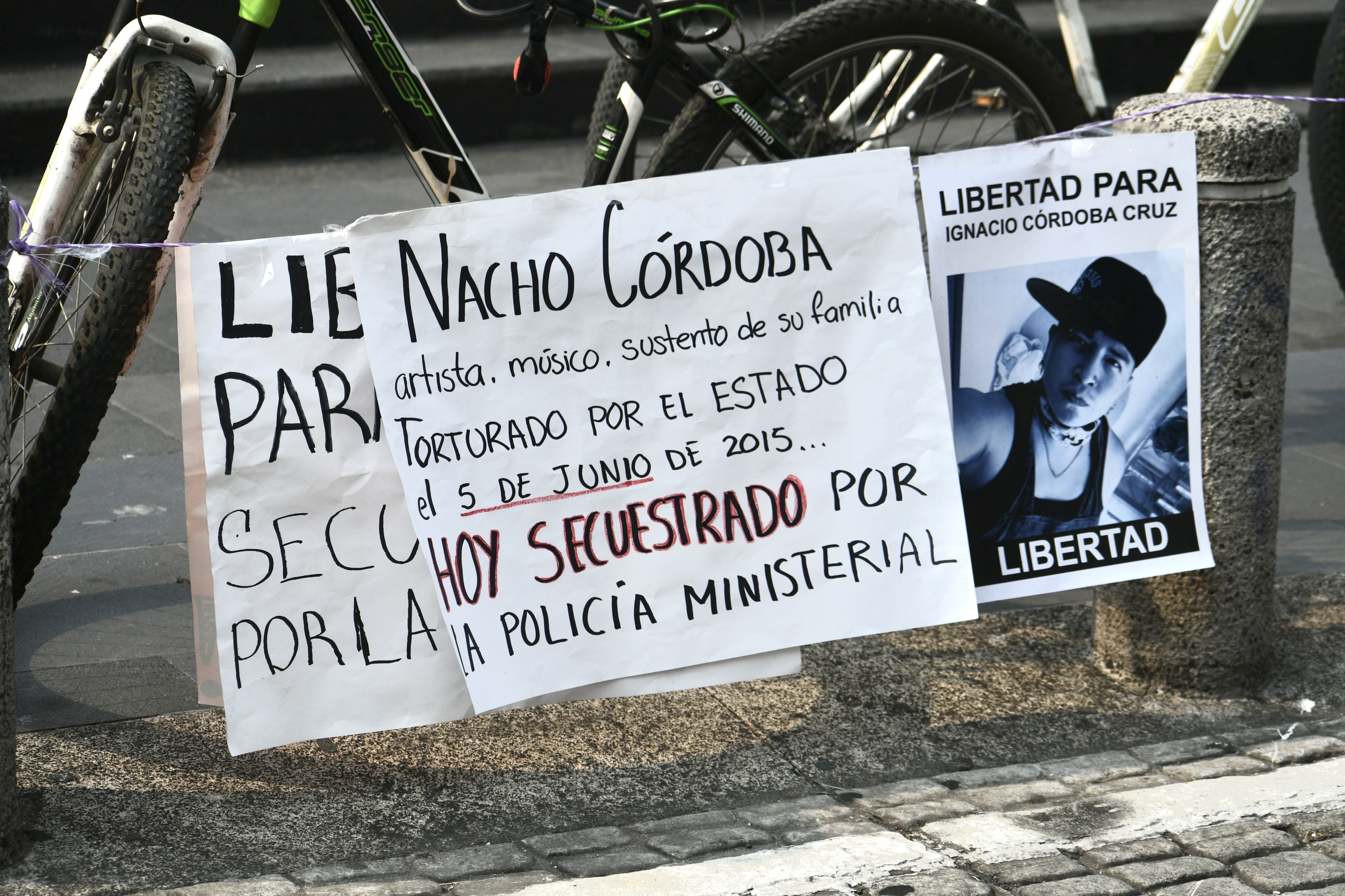 Aumentan protestas para liberar al activista y artista Ignacio Córdoba en Xalapa
