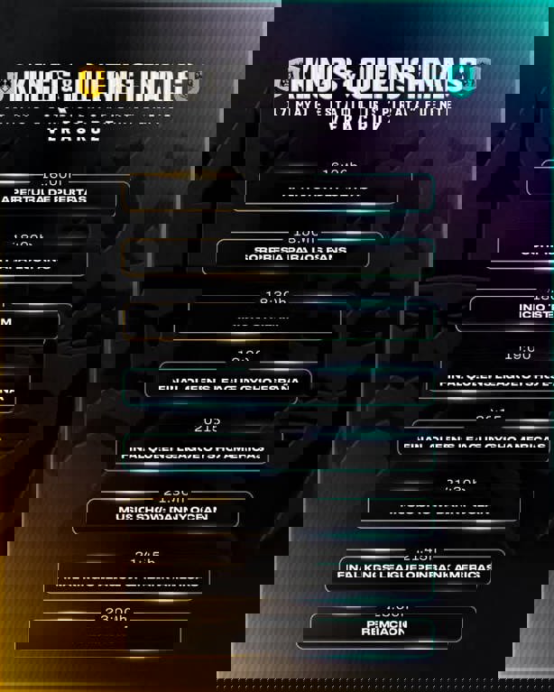 Esta es la agenda oficial de la Kings & Queens League 2025 para este sábado 17 de mayo