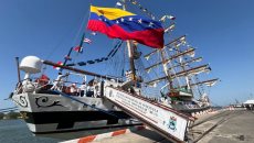 Fechas y horarios para visitar el buque escuela Simón Bolívar de Venezuela en el muelle de Veracruz