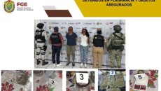 Fiscalía detiene a dos personas durante cateo en fraccionamiento Laguna Real en Veracruz