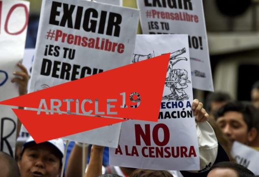 ARTICLE 19 condena castigo a periodista de Veracruz por exponer presunto nepotismo