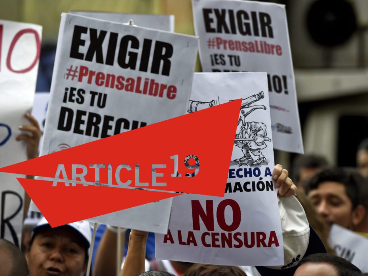ARTICLE 19 condena castigo a periodista de Veracruz por exponer presunto nepotismo
