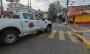 Conductor derriba poste en la avenida Venustiano Carranza y huye en Xalapa