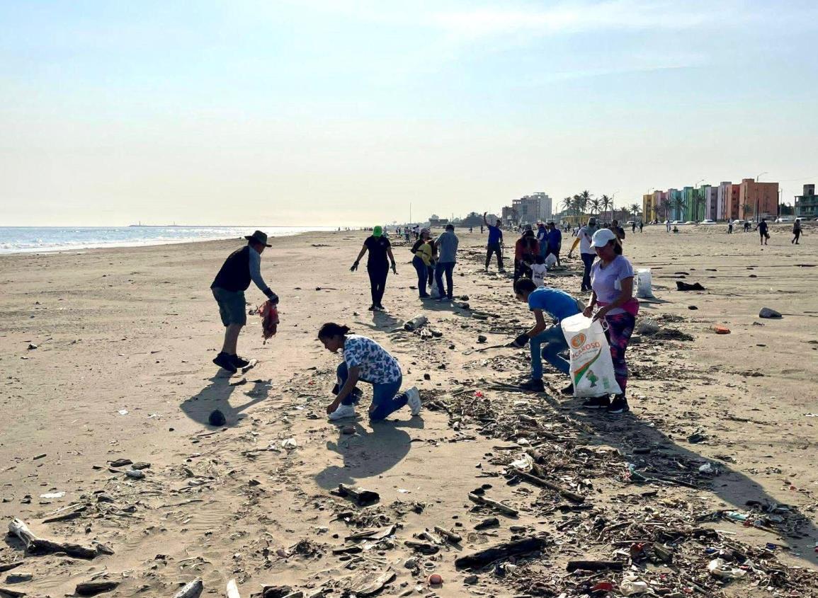 Día Mundial del Reciclaje: Realizan jornada de limpieza en playa de Coatzacoalcos ¿cuántas toneladas de basura recolectaron?