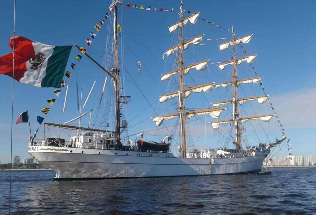 ¿Cuándo fue la última vez que vino el buque escuela Cuauhtémoc a Veracruz?