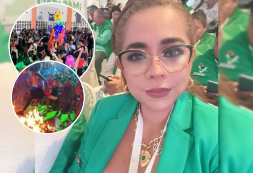 Candidata a alcaldía de Tamiahua, procederá contra quienes quemaron piñata con su imagen