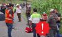 Fuerte choque entre motociclistas en la carretera Atzalan-Zapotitlán; dos heridos