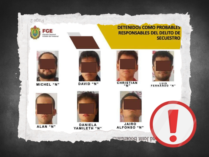 Detienen a 7 delincuentes en Tierra Blanca; y liberan con vida a 3 personas secuestradas