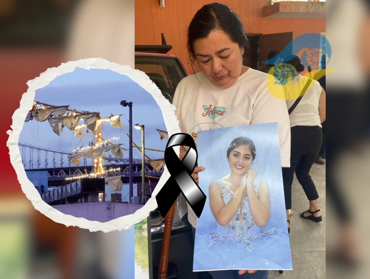 Estamos destrozados: familia de la cadete xalapeña América Yamilet, fallecida en el accidente del Buque Escuela Cuauhtémoc (+Video)