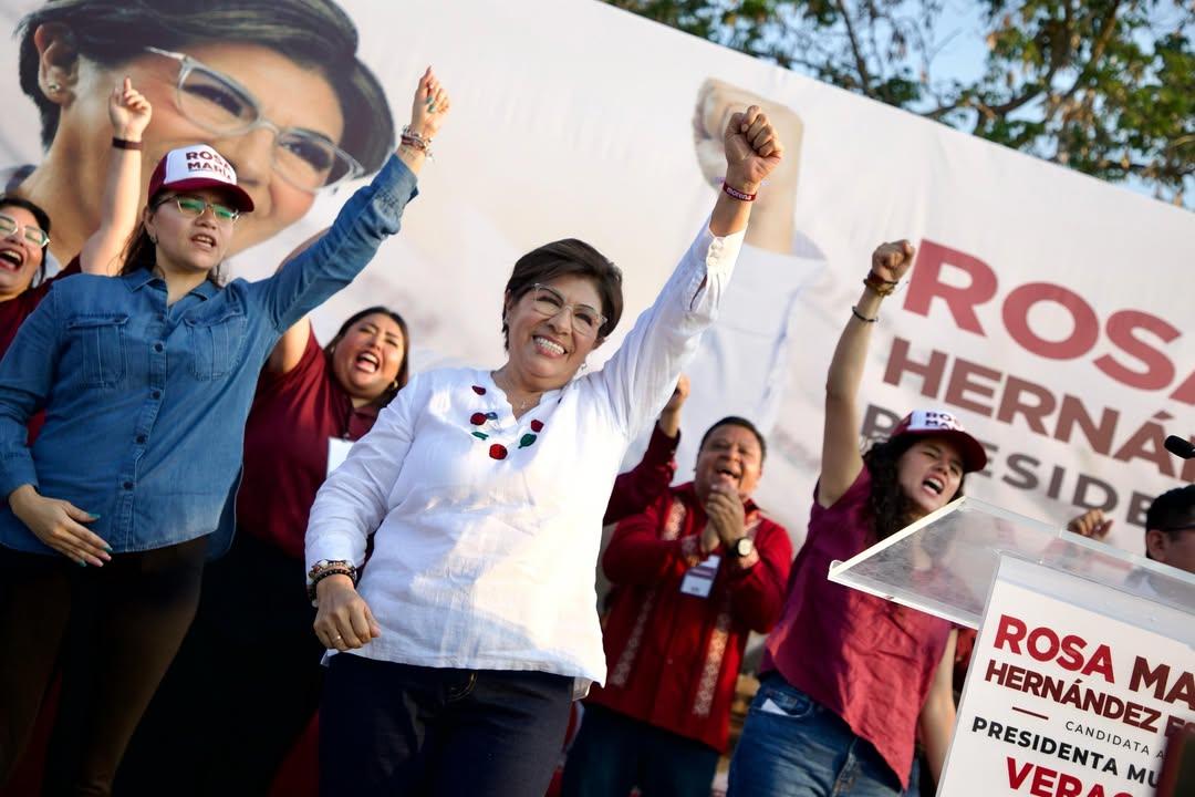 Rosa María Hernández Espejo lidera encuestas por la alcaldía de Veracruz: Luis María Alcalde