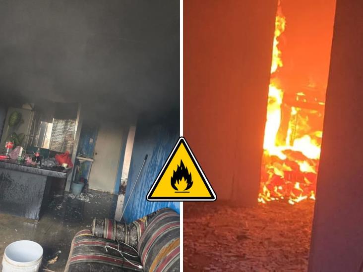 Se registra incendio en Casas Geo Fortín