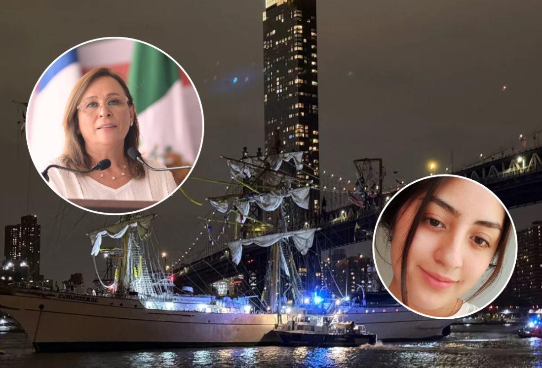 Rocío Nahle lamenta fallecimiento de cadete veracruzana América Sánchez  a bordo del Buque Cuauhtémoc