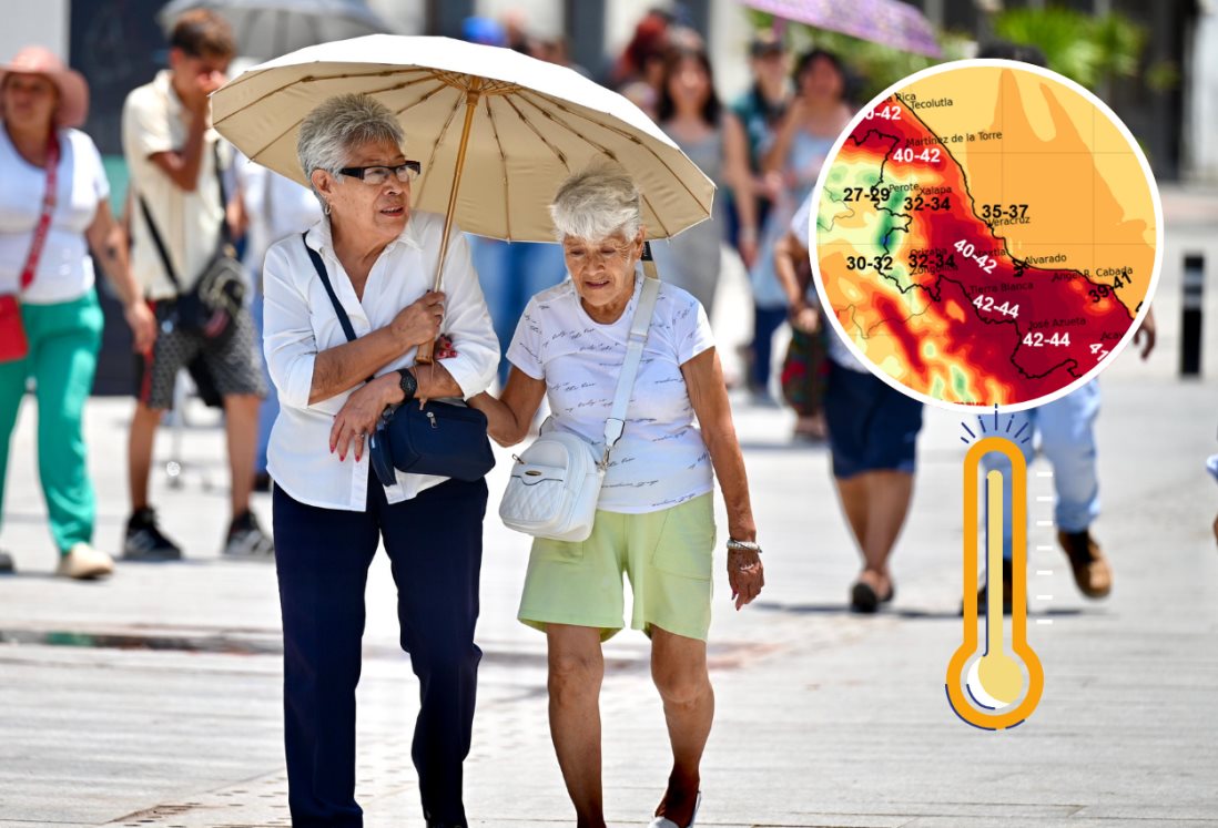 A esta hora será la temperatura máxima en Veracruz este lunes 19 de mayo