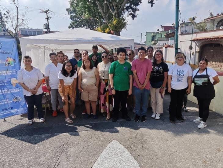 La Red Estatal Veracruz Inclusivo efectúa la Expo de la Inclusión el Barrio Xallitic
