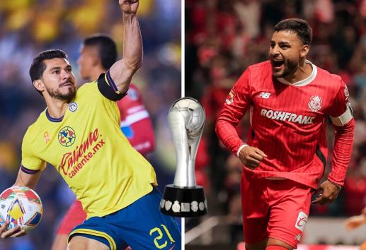 ¿Cuántas finales de Liga MX han jugado América y Toluca?