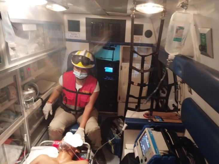 Grave agresión en Yecuatla moviliza a cuerpos de emergencia