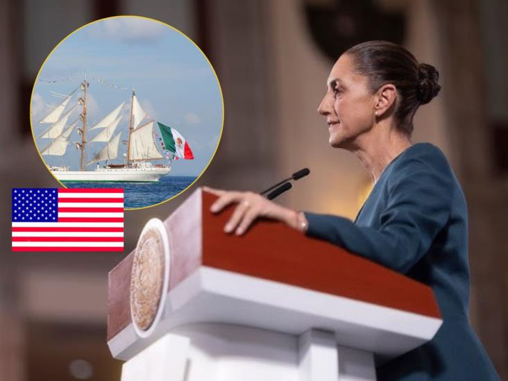 EU y México investigarán causa del accidente de buque Cuauhtémoc: Claudia Sheinbaum