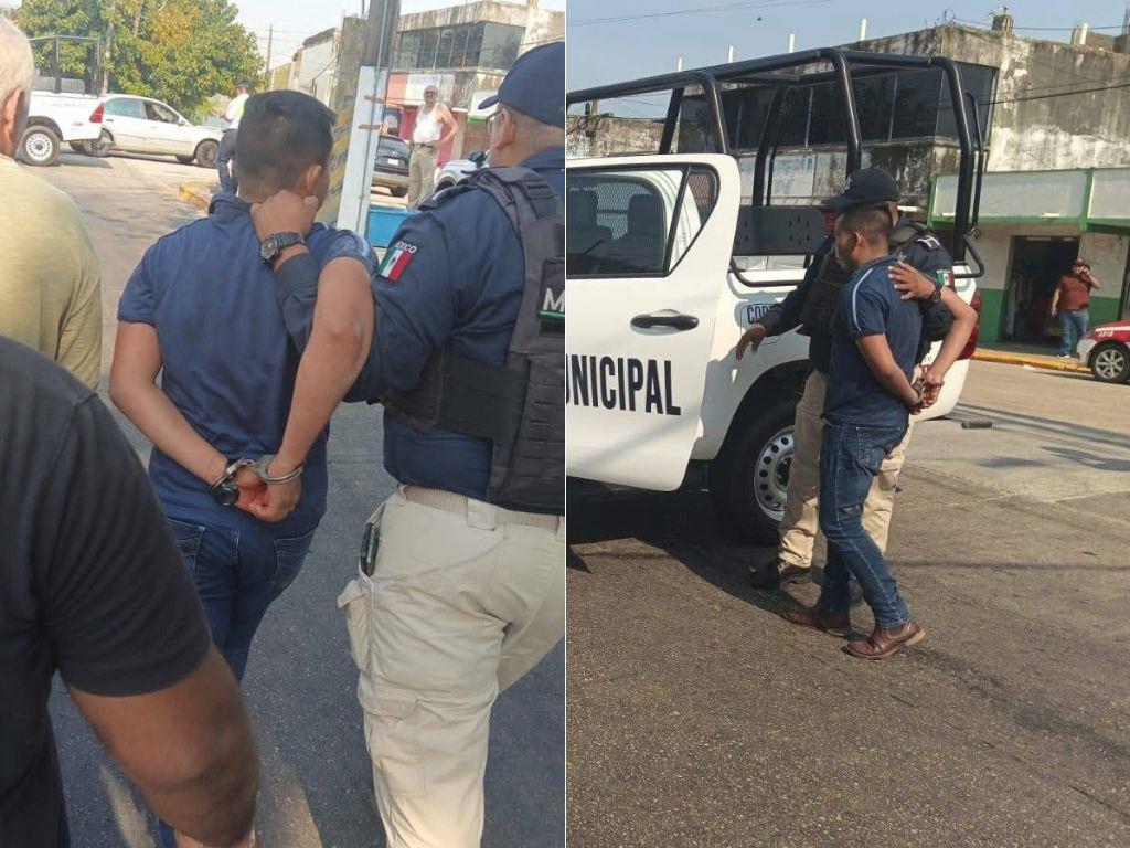 ¿Cuál es la situación del marino detenido tras causar muerte a cevichero en Coatzacoalcos?