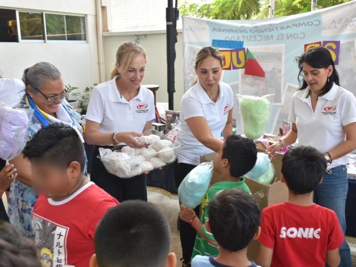 Comité de Damas de CMIC Veracruz Puerto realiza festejo para los niños de Casa Santa Ana