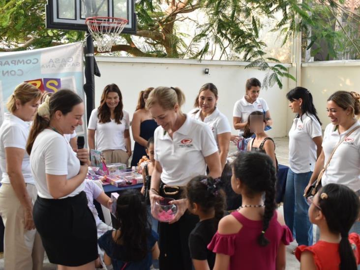 Comité de Damas de CMIC Veracruz Puerto realiza festejo para los niños de Casa Santa Ana