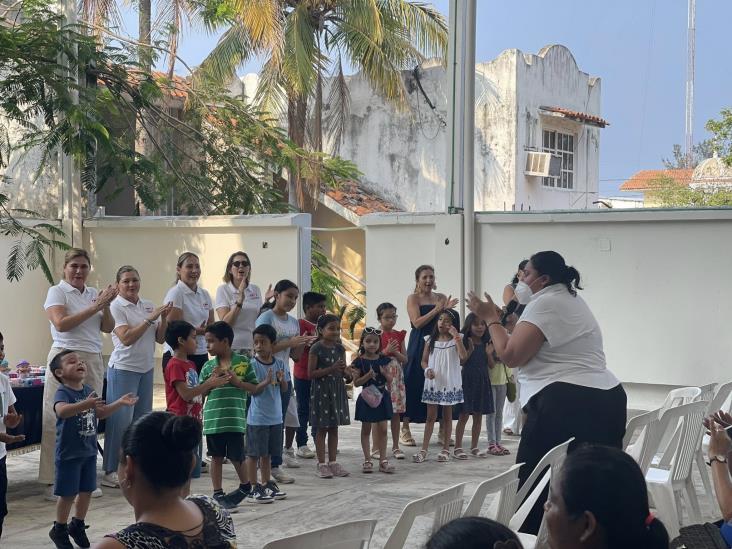 Comité de Damas de CMIC Veracruz Puerto realiza festejo para los niños de Casa Santa Ana