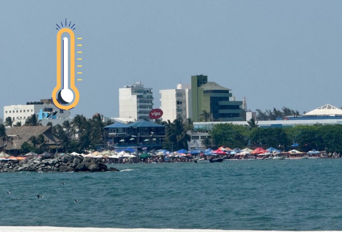 A esta hora será la temperatura máxima en Veracruz este martes 20 de mayo