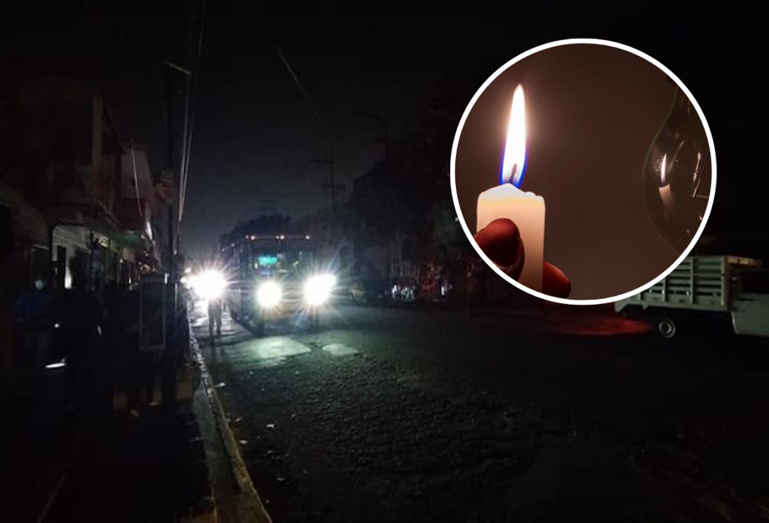 Se registran apagones en 10 colonias de Veracruz y Boca del Río