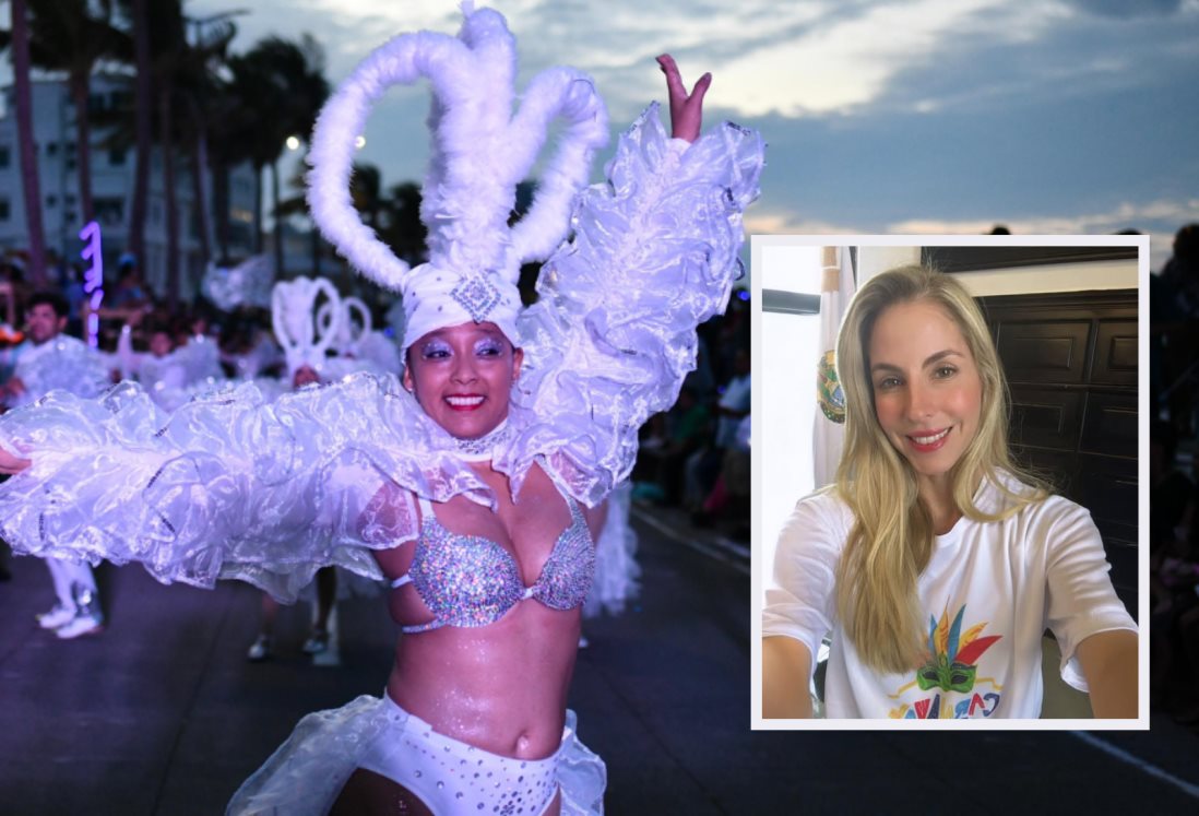 Paty Lobeira hoy dará a conocer al segundo famoso que participará en desfiles de Carnaval de Veracruz