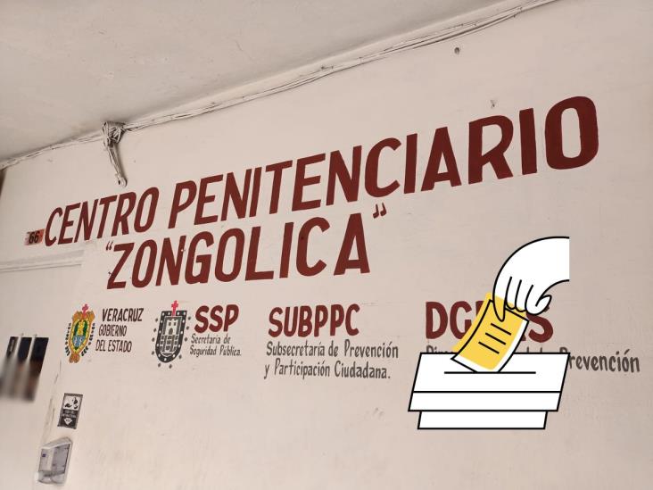 En penal de Zongolica, reos ya emitieron voto anticipado