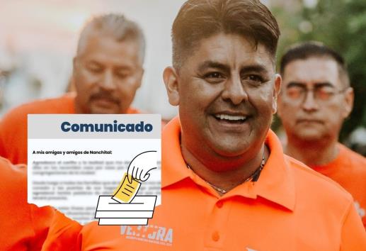 Renuncia Elvis Ventura, candidato de MC en Nanchital que vinculan con el CJNG