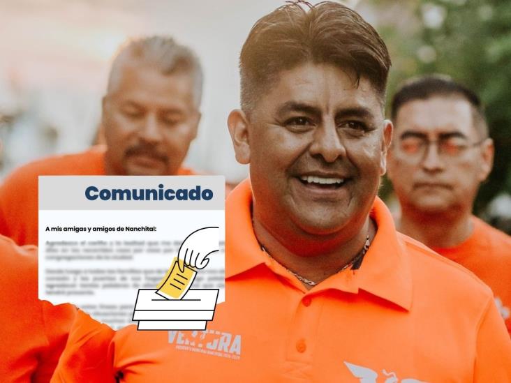 Renuncia Elvis Ventura, candidato de MC en Nanchital que vinculan con el CJNG
