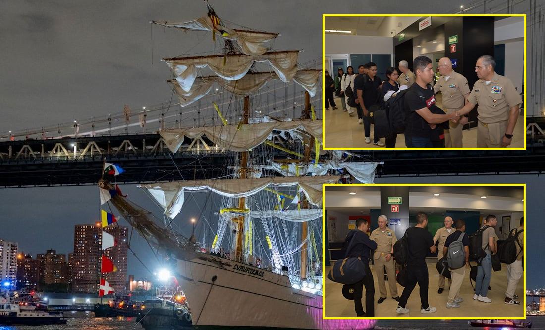 Buque Cuauhtémoc: tras la tragedia regresan cadetes al Puerto de Veracruz, aún hay hospitalizados en Nueva York