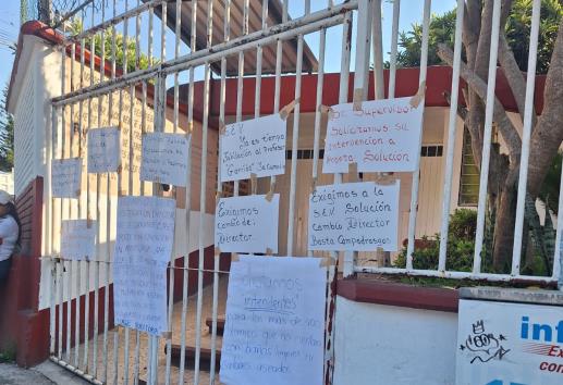 Toman Telesecundaria en Banderilla; exigen clases para los estudiantes