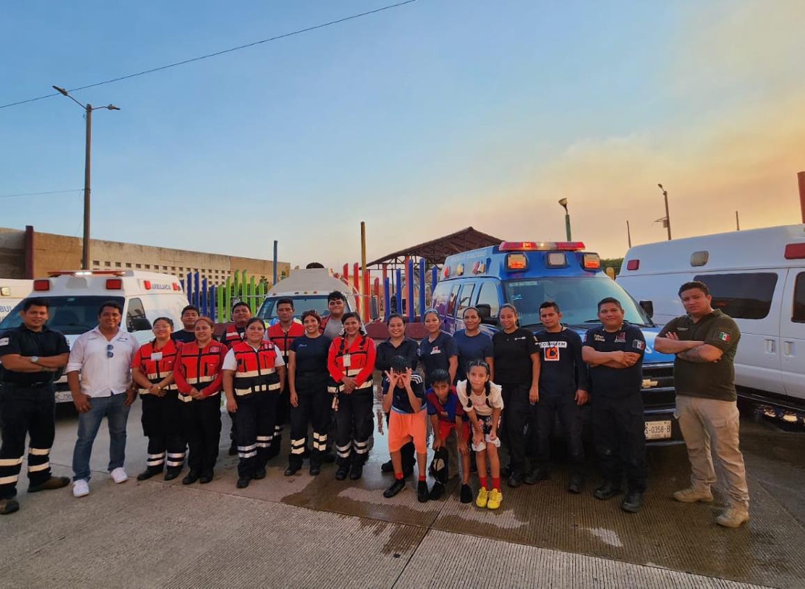 Organizaciones de emergencias se capacitan en primeros auxilios en Coatzacoalcos
