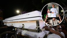 Velan cuerpo de cadete veracruzana América Yamileth en Xalapa tras accidente del buque Cuauhtémoc