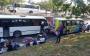 Camiones urbanos chocan contra camioneta en Veracruz; hay 10 pasajeros lesionados | VIDEO