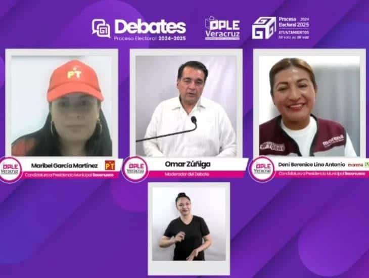Solo 2 asisten a debate de candidatos en Soconusco