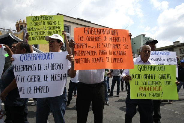 Ingenio del Carmen adeuda 90 mdp a extrabajadores (+VIDEO)