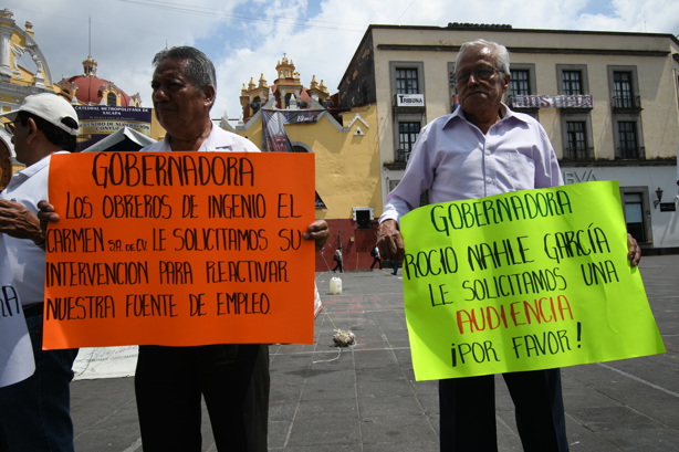 Ingenio del Carmen adeuda 90 mdp a extrabajadores (+VIDEO)