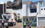 Explosión por gas provoca incendio en Lomas del Valle; rescatan a mascota y tres trabajadores heridos | VIDEO