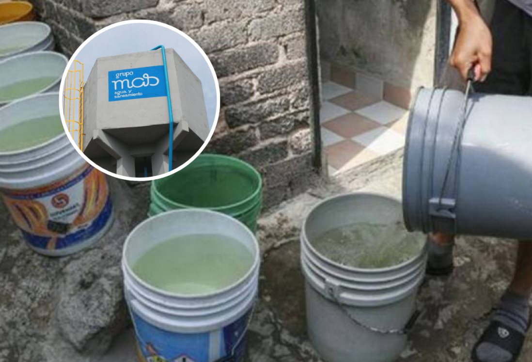 Grupo MAS informa sobre cortes de agua potable en 104 colonias de Veracruz y Medellín de Bravo