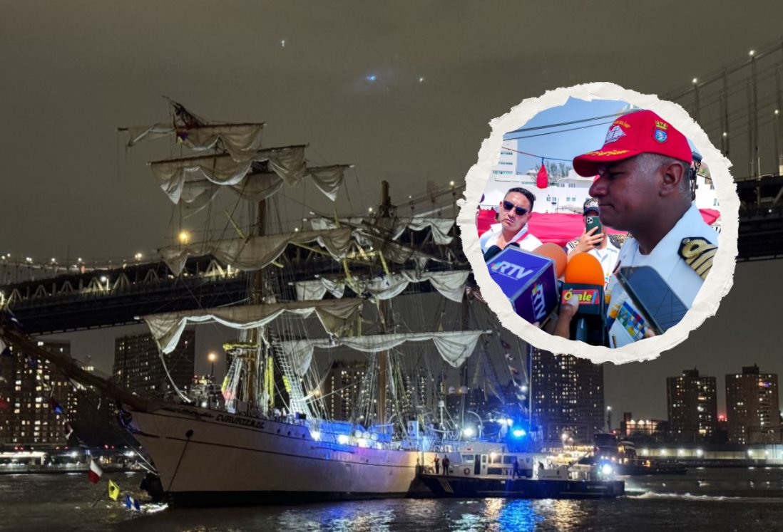 Marinos de Venezuela expresan solidaridad con México por accidente del Buque Cuauhtémoc